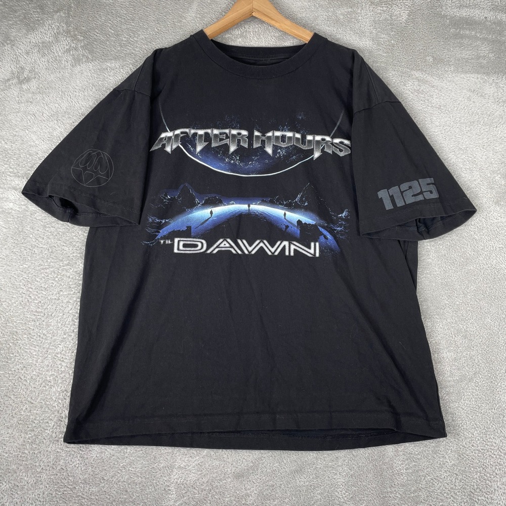 The Weeknd After Hours Til Dawn Shirt Mens 2XL Black 2023 Global Stadium Tour